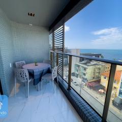 Apartamento com linda vista mar no Smart Barra 2