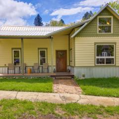 Downtown Bonners Ferry Home with Covered Porch!