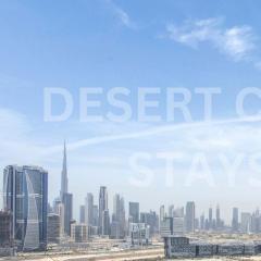 2 Bed in Sobha Creek Vista Reserve with Burj Khalifa views hosted by Desert City Stays