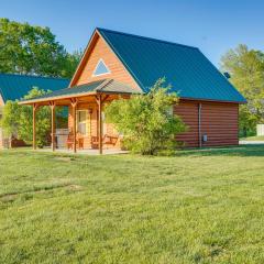 Lakefront Columbia Cabin with Porch and Shared Dock