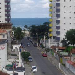 Apartamento novo vista do mar 64m2 2 dorms Wi-fi estacionamento grátis Praia Grande Mirim