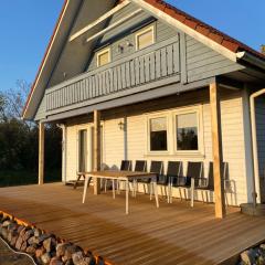 Freistehendes Einfamilienhaus mit Boddenblick Nähe Ostsee