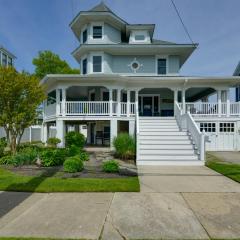 North Wildwood Home with Porch about 3 Blocks to Beach!