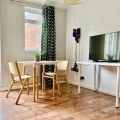 Large balcony apartment opposite rail station