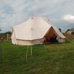 Chestnut Luxury emperor bell tent with log burner