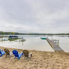 Lakefront Burlington Vacation Rental Dock and Beach