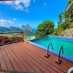 $1MIL Luxury Villa PITON VIEW - Colombette Villa