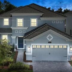 Villa at Champions Gate Resort in Orlando near Theme Parks with Private Pool, SPA & Movie Theater