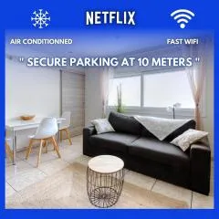 Cosy apartment + secured PARKING