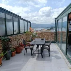 Piso con terraza en las Rías Altas