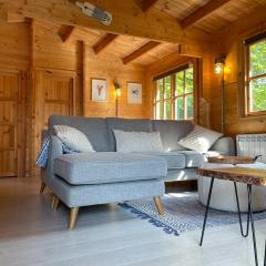 O Dan Y Coed Swedish Log Cabin with New 2024 Wood Fired Hot Tub