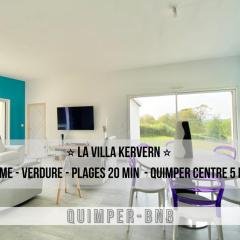 LA VILLA KERVERN - Standing - Jardin clos - 20 min Plages