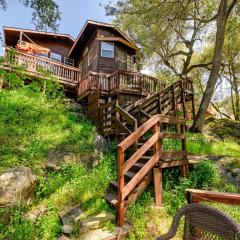 California Hot Springs Creekside Treehouse Cabin