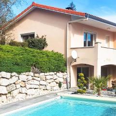 Nice Home In La Valla En Gier With Outdoor Swimming Pool, Wifi And 3 Bedrooms