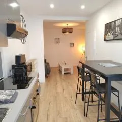 Moderne et chaleureux duplex en centre-ville
