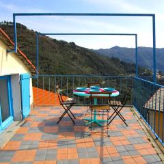 The Cinque Terre nest, with terrace and view