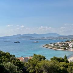 Stunning View Seaside 1-Bed Apartment in Saronida