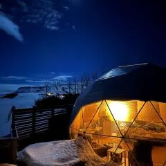 Eyja Mork - Aurora Dome with Private Bathroom and other facilities