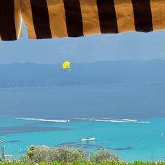 Marinella, vue mer panoramique, superbe T2 plage à 150 m