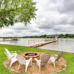 Lakefront Mabank Home with Hot Tub and Dock