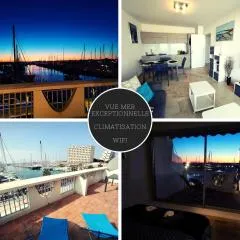 Classé 3 étoiles - Magnifique vue sur le port - Wifi et Clim
