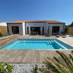 Maison contemporaine à Saint-Denis-d'Oléron avec piscine privée, proche plage, 10 couchages - FR-1-246A-243