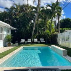 Modern Beachy Bungalow with a NEW POOL!