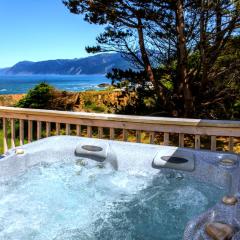 Cozy Oceanview! Hot Tub! Oceanfront! Shelter Cove, CA