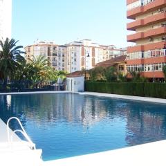 Cosy apartment with seaviews, pool close to beach.