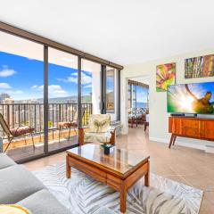 Cozy 1BR Ocean View Condo, Near Beach with Parking