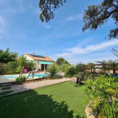 Maison plain-pied climatisée avec piscine à Sorède - FR-1-732-40