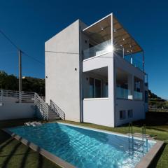 Crete Rethymnon pool and sea view Blue Horizon