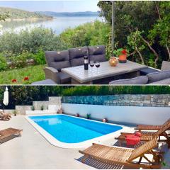 Villa Sol Necujam - private pool and 30m from the beach