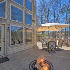 Murrayville Lakefront Cabin with Boat Slip and Grill!