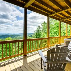 Elevated Murphy Cabin Hot Tub and Panoramic Views!