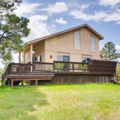 Deck and Fire Pit Pagosa Springs Home!
