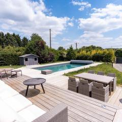 Property with heated pool near Deauville