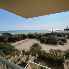 T3 Moderne 6p au bord de la mer, Le Barcarès, parking et terrasse - FR-1-81-593