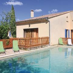 Awesome Home In Grillon With Heated Swimming Pool