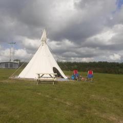 Hawk's View Tipi at Higher Hawksland Farm