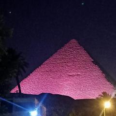 Giza pyramids view