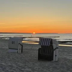 Strandidyll - Ferienwohnung mit Balkon, nur 200m bis zum Strand