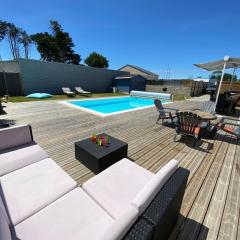 Comfortable architect house with heated pool, Ploemeur, Morbihan