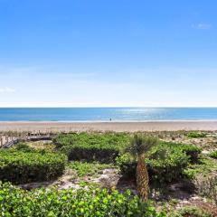 Gated beachfront condo with nice views, pools and gym