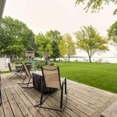 Waterfront Johnson Lake Getaway with Fire Pit!
