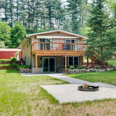 Waterfront Eagle River Home with Dock and Fire Pit!