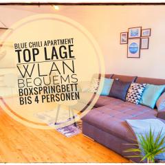 Blue Chili 01 - TOP City Lage am HBhf Boxspringbett bis 4 Pers