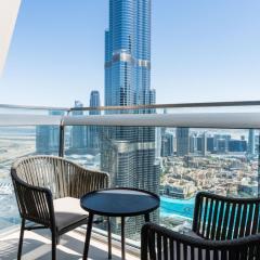 Vacay Lettings - Burj Vista high floor Burj Khalifa & Fountain view
