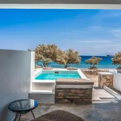 Lareroom 3 Σπίτι μπροστά στη παραλία με μικρή πισίνα
