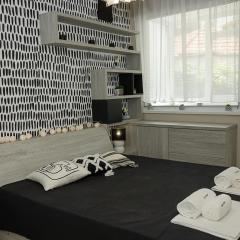 Black & White -1BD Flat in Varna Center by Flat Mаnager